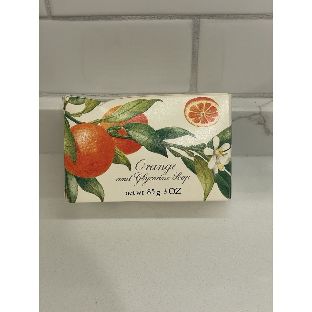 Vintage Crabtree & Evelyn Orange & Glycerine Soap Bar 3 oz/85‎ g